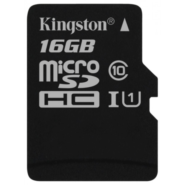 Фото - Карта памяти Kingston microSDHC 16GB C10 UHS-I (SDCS/16GBSP)