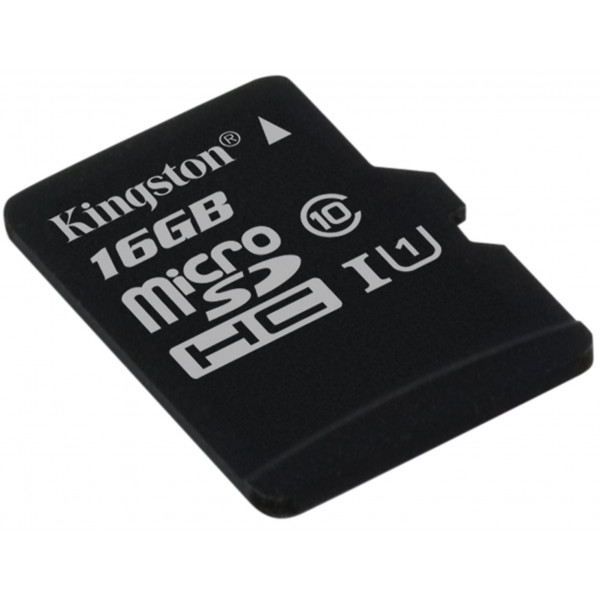 Фото - Карта памяти Kingston microSDHC 16GB C10 UHS-I (SDCS/16GBSP)