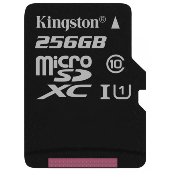 Фото - Карта памяти Kingston microSDXC 256GB C10 UHS-I (SDCS/256GBSP)