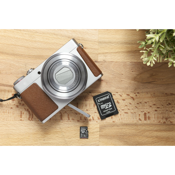 Фото - Карта памяти Kingston microSDXC 256GB C10 UHS-I (SDCS/256GBSP)