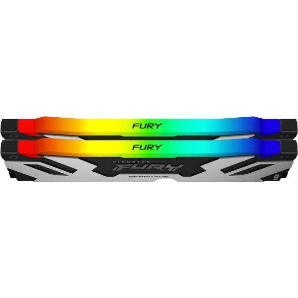 Фото - Память DDR Kingston Renegade Silver/Black RGB 2x16GB/8000 DDR5 (KF580C38RSAK2-32)