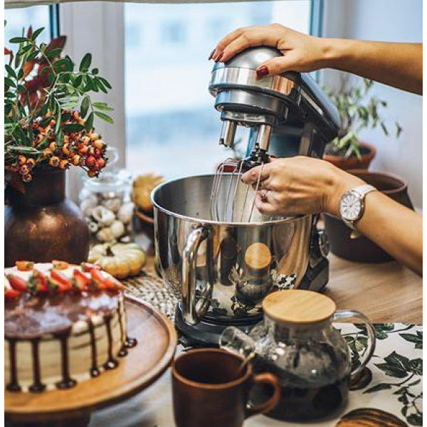 Фото - Планетарный миксер Kitfort KT-1343-2 Light Blue