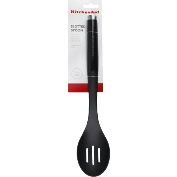 Фото - Лопатка кухонна KitchenAid Classic 34 см чорний (KCG004OHOBE)