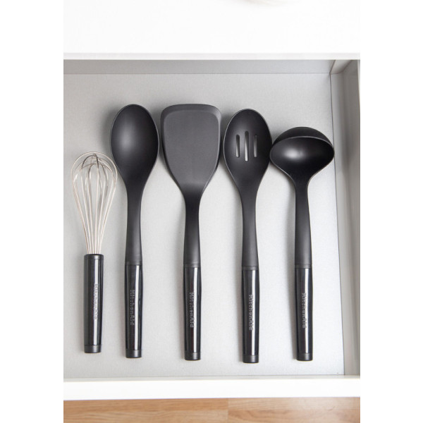Фото - Кухарський набір приладів KitchenAid Classic 6 пр. чорний/білий (KQG561BXOBE)