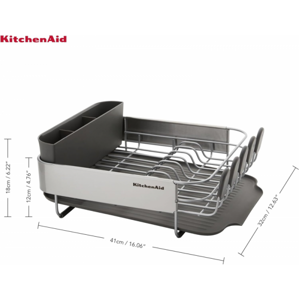 Фото - Сушка для посуды KitchenAid Sinkware, 41x33x17 см (KEG895BXCGA)