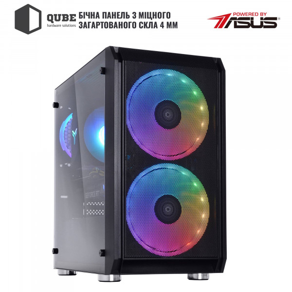 Фото - Системный блок QUBE QB i3 14100F RTX 3050 8GB NM 3242 (i314100FRTX30508GBNM3242)
