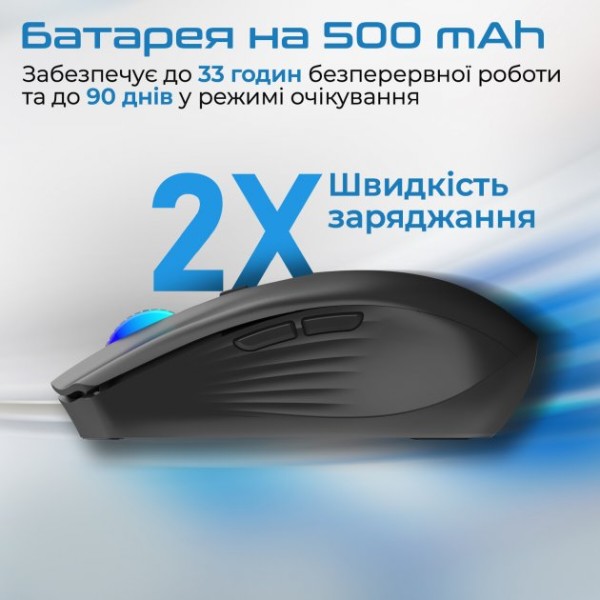 Фото - Миша бездротова Promate Kitt.Black