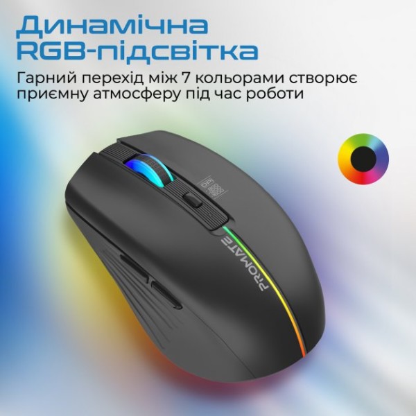 Фото - Миша бездротова Promate Kitt.Black
