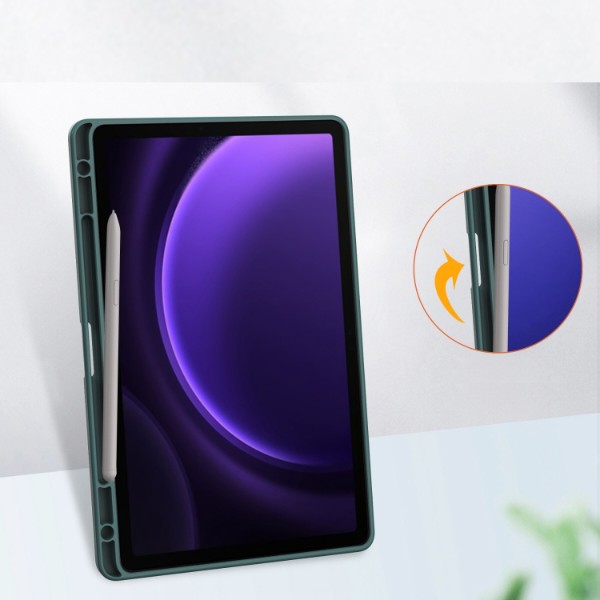 Фото - Чохол для планшета BeCover Soft Edge з кріпленням для стілусу for Samsung Galaxy Tab S10 FE (SM-X520/SM-X526) 10.9" Green (713303)