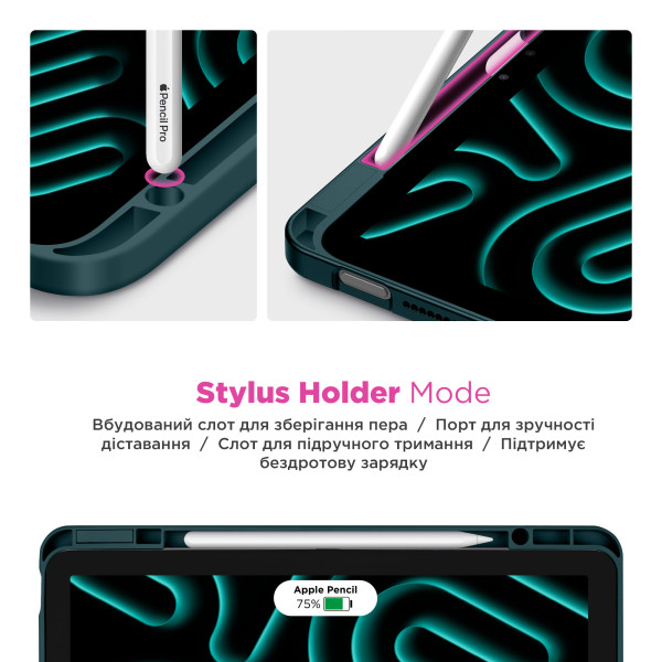 Фото - Чохол для планшета Armorstandart Y-Type PEN for Redmi Pad Pro / Poco Pad Pine Green (ARM85545)
