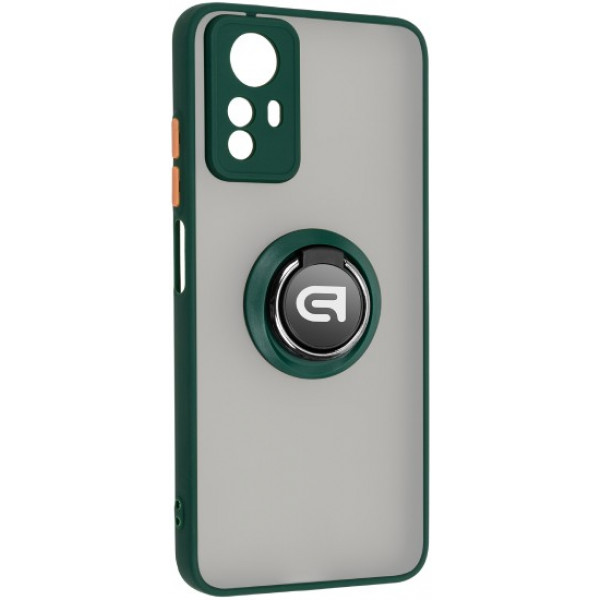 Фото - Чохол для смартфону Armorstandart Frosted Matte Ring for Xiaomi Redmi Note 12s 4G Dark Green (ARM68899)