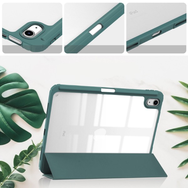Фото - Чохол для планшета Becover Soft Edge с креплением Apple Pencil для Apple iPad 10.9" (2022/2024)/iPad (А16) 2025 11" Dark Green (709182)
