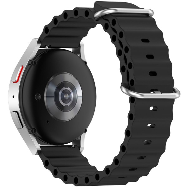 Фото - Ремешок для смарт-часов BeCover Wave Style (20mm) for Huawei Watch GT 3 (42mm) / GT 2 (42mm) / GT 3 Pro (43mm Ceramic) / Watch 2 (Sport) Black (714184)