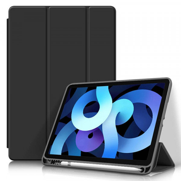 Фото - Чохол для планшета Becover Tri Fold Soft TPU з кріпленням Apple Pencil for Apple iPad 10.9'' (10 Gen)/iPad 11'' (A16) Black (708459)