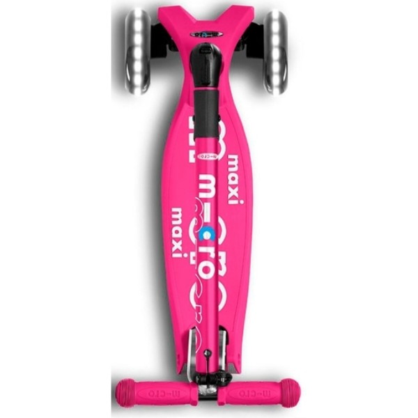 Фото - Трёхколёсный самокат Micro Maxi Deluxe Pink LED (MMD077)