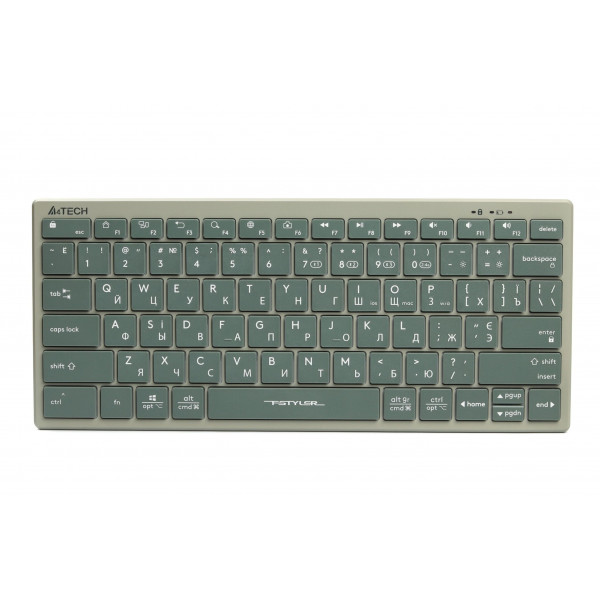 Фото - Клавіатура бездротова A4tech Fstyler FBX51C Matcha Green