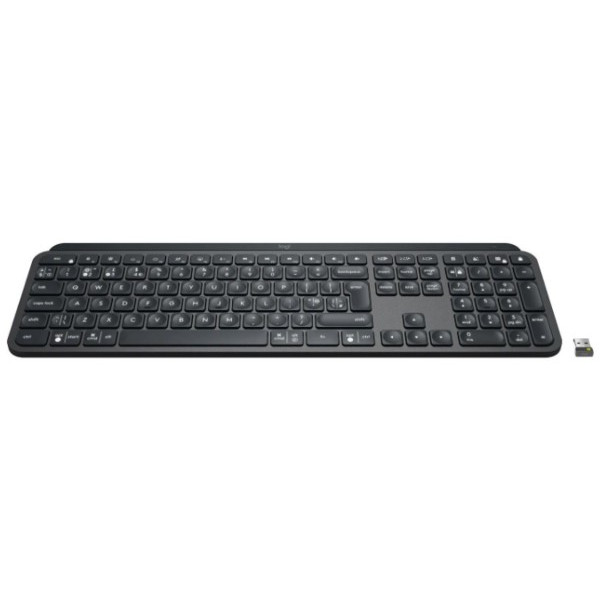 Фото - Клавиатура беспроводная Logitech MX Keys Advanced for Business Wireless Illuminated UA Graphite (920-010251)