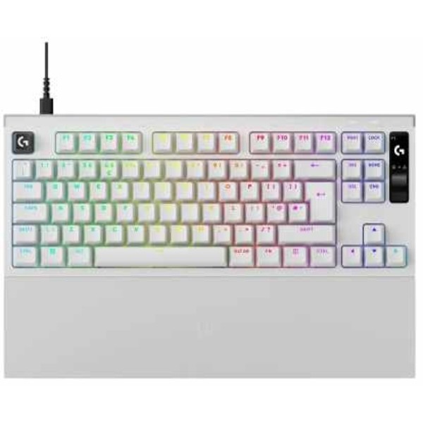 Фото - Клавіатура дротова ігрова Logitech G PRO X2 Rapid White (920-014097)