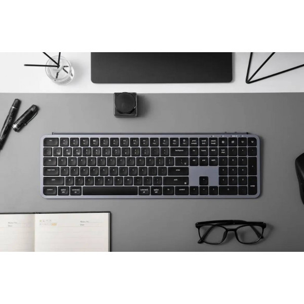 Фото - Клавиатура беспроводная Keychron B6 Pro USB/WL/BT Space Gray (B6P-K1-UA)