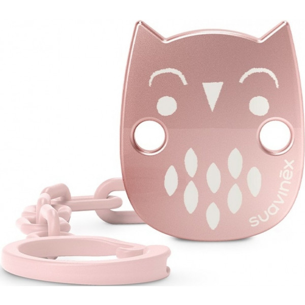 Фото - Держатель пустышек Suavinex Bonhomia розовый (307818) Фото - Держатель пустышек Suavinex Bonhomia розовый (307818)