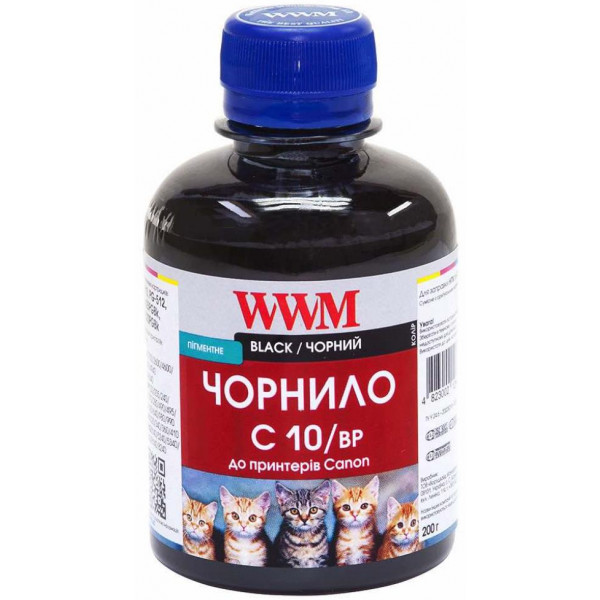 Фото - Чернила WWM Canon PG440/510/512/PGI520 BlackPigmen (C10/BP)