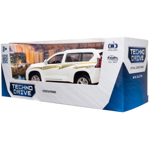 Фото - Автотранспорт TechnoDrive TOYOTA PRADO білий (KM250425W)