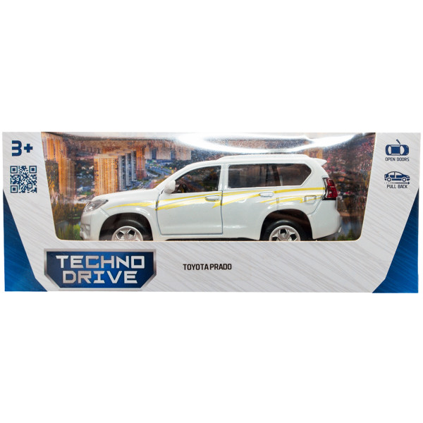 Фото - Автотранспорт TechnoDrive TOYOTA PRADO білий (KM250425W)