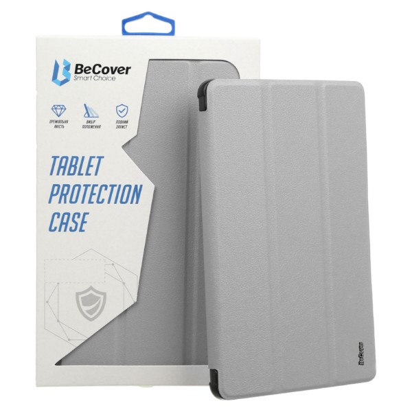 Фото - Чохол для планшету BeCover Tri Fold Soft TPU з кріпленням Apple Pencil for Apple iPad Pro 11 2020/2021/2022 Gray (711111)