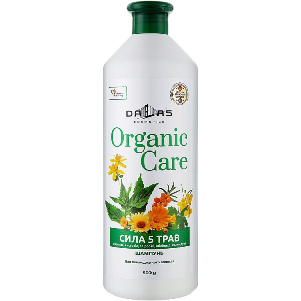 Фото - Шампунь женский DALAS Organic care Сила 5 трав 900 г