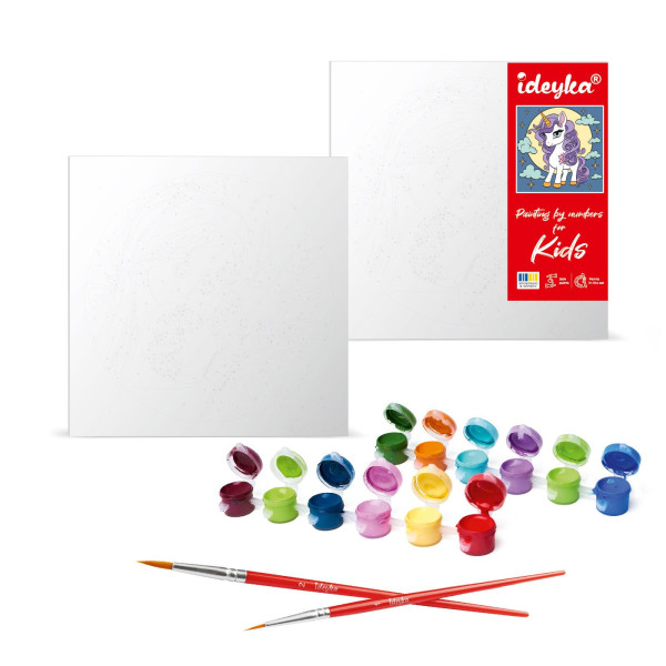 Фото - Картина за номерами Ideyka Тропічна сова 25х25 см (KHO1223)