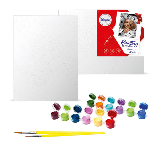 Фото - Картина за номерами Ideyka Золото ночі з фарбами металік extra 30х40 см (KHO8644)