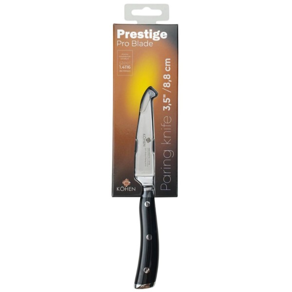 Фото - Ніж для овочів Kohen 8,8 см Prestige Pro Blade (KN92036)