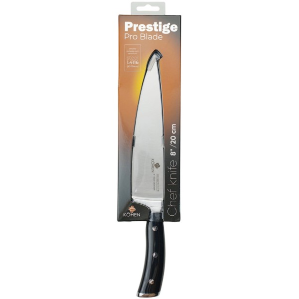 Фото - Нож повара Kohen 20 см Prestige Pro Blade (KN92031)