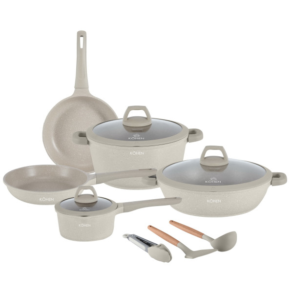 Фото - Набор посуды Kohen Grand Latte 11 пр. (KN99011)