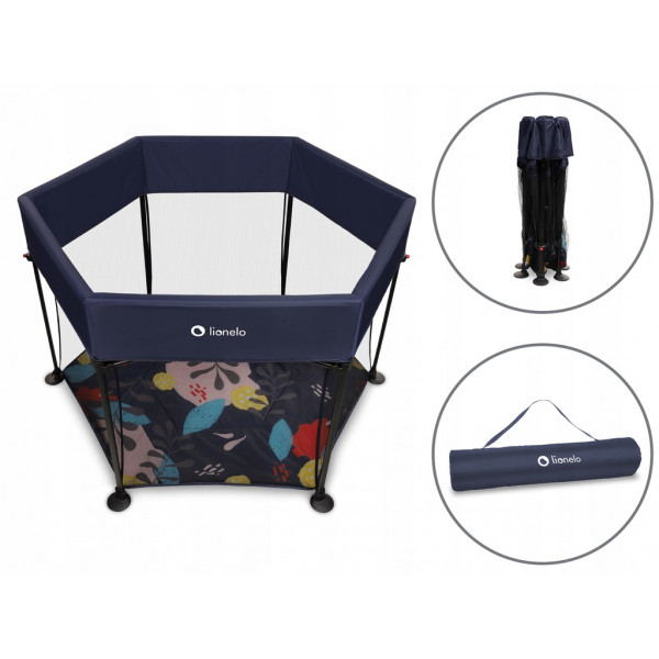 Фото - Манеж классический Lionelo Roel Blue Navy