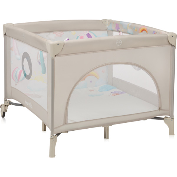 Фото - Манеж класичний Lionelo Mille Plus Grey Beige