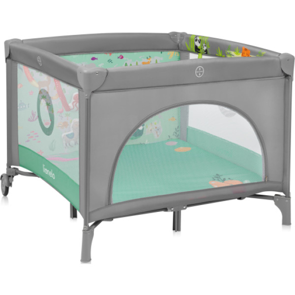 Фото - Манеж класичний Lionelo Mille Plus Grey Green