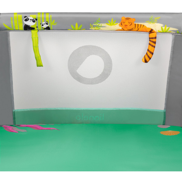 Фото - Манеж класичний Lionelo Mille Plus Grey Green