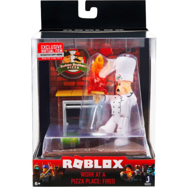 Фото - Колекційна фігурка Jazwares Roblox Desktop Series Work At A Pizza Place: Fired (ROB0262)