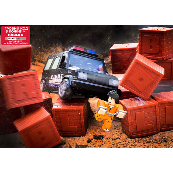 Фото - Коллекционные фигурки набор Jazwares Roblox Feature Vehicle Jailbreak: SWAT Unit W4 (10774R)
