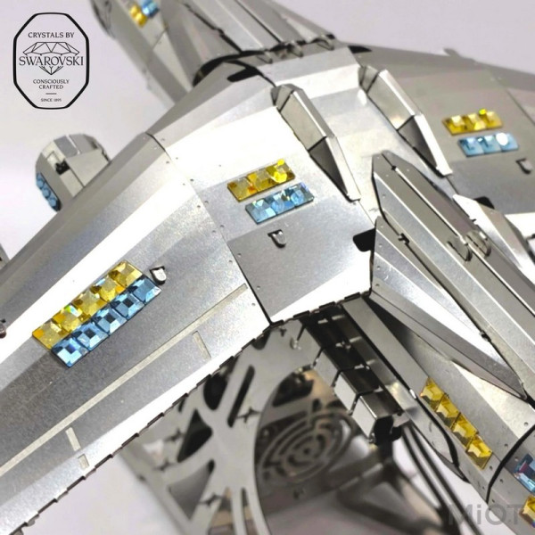 Фото - Металевий конструктор Metal Time Українська Мрія АН-225 Лімітоване видання SWAROVSKI (MT001SWRSK/READY)
