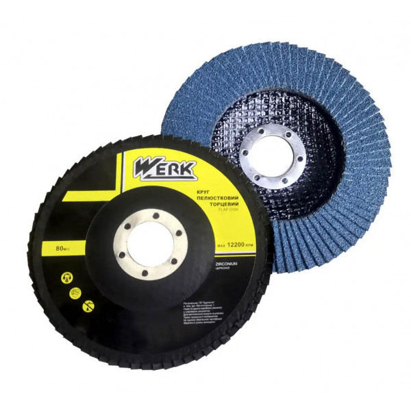 Фото - Диск шліфувальний по металу Werk 125хх22,2 (5436703)