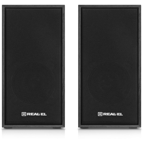 Фото - Компьютерная акустика компактная 2.0 REAL-EL S-202 Black (EL121200019)