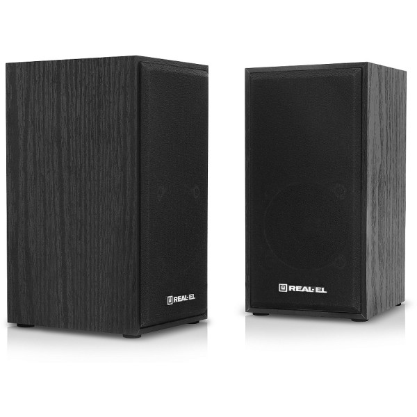 Фото - Компьютерная акустика компактная 2.0 REAL-EL S-202 Black (EL121200019)