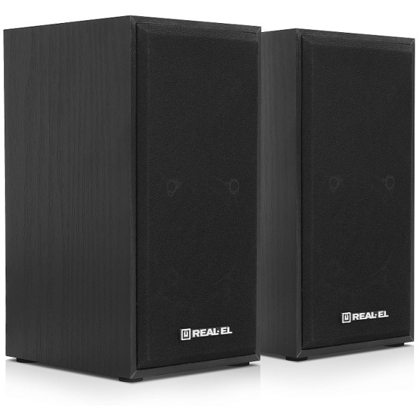 Фото - Компьютерная акустика компактная 2.0 REAL-EL S-202 Black (EL121200019)
