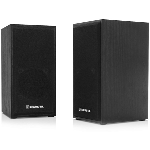 Фото - Компьютерная акустика компактная 2.0 REAL-EL S-202 Black (EL121200019)