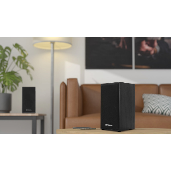 Фото - Компьютерная акустика компактная 2.0 REAL-EL S-202 Black (EL121200019)