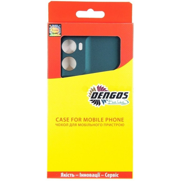 Фото - Чохол для смартфона DENGOS Soft for Motorola Moto G06 Green (DG-KM-180) +скло