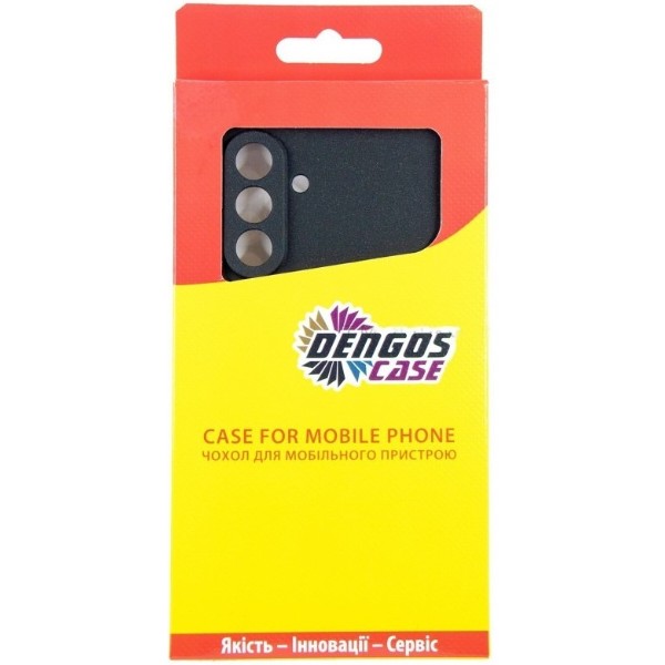 Фото - Чехол для смартфона DENGOS Carbon for Samsung Galaxy A26 SM-A266 Black (DG-KM-137) + защитное стекло