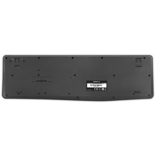 Фото - Клавиатура+мышь беспроводная REAL-EL Kit 551W Black USB (EL123100048)